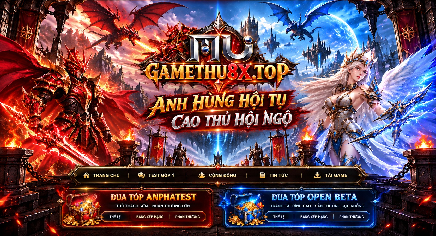 GAMETHU8X.TOP - Anh Hùng Hội Tụ, Cao Thủ Hội Ngộ